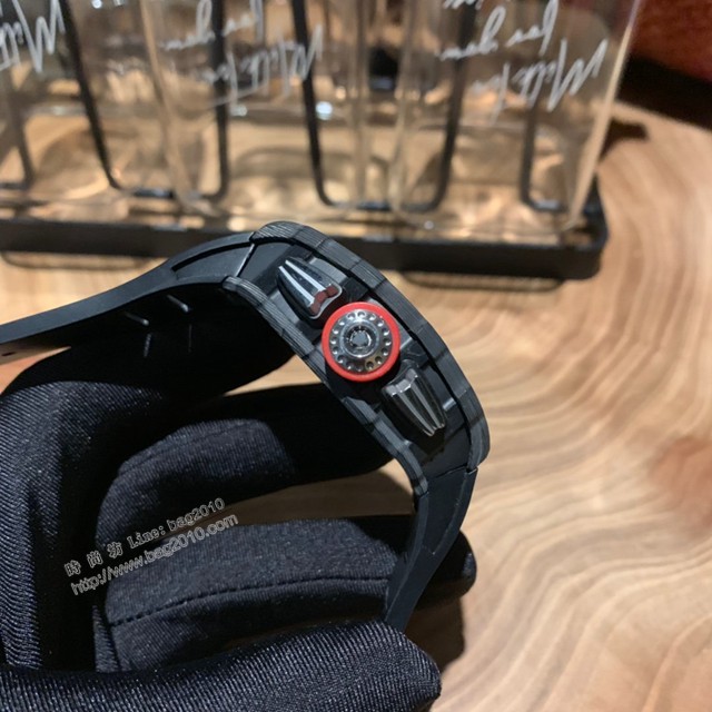 理查德米勒RICHARD MILLE RM011-FM頂級碳纖維殼套男士腕表  gjs2156
